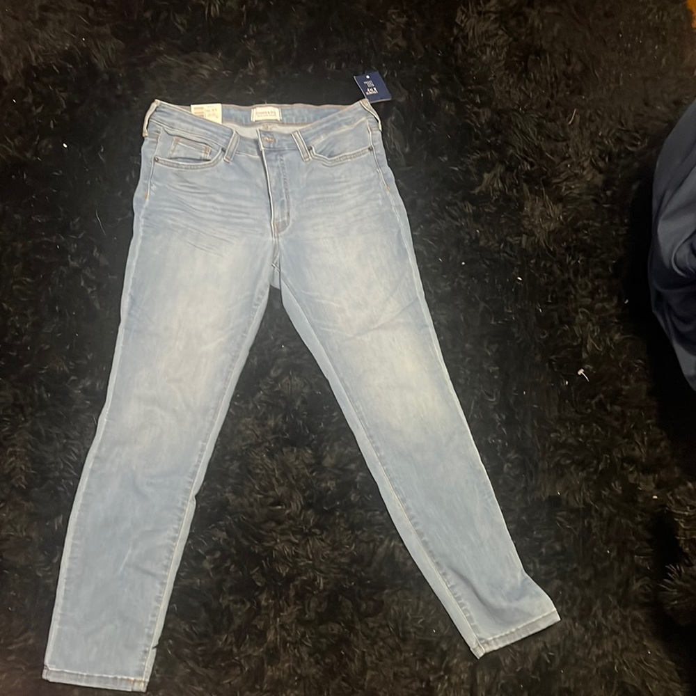brand: crown & ivy, size: 12 R, style: light blue/skinny, price: $30-35
